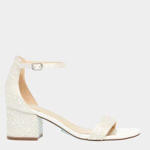 Betsey Johnson Ivory bridal shoes
